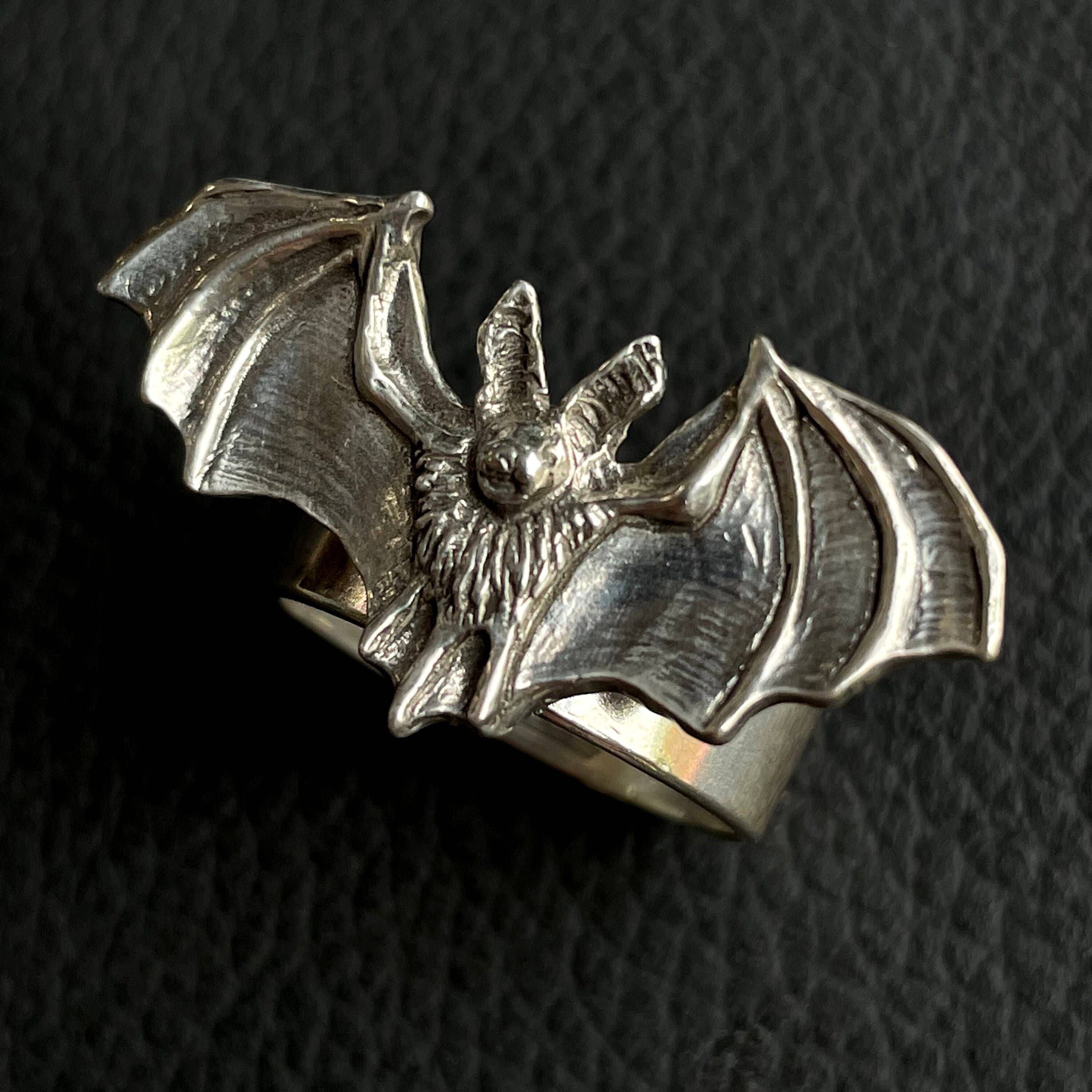 HELIOTROPE - Wholesale Cocktail/Statement Ring - Bat Ring (Pallid Bat)6