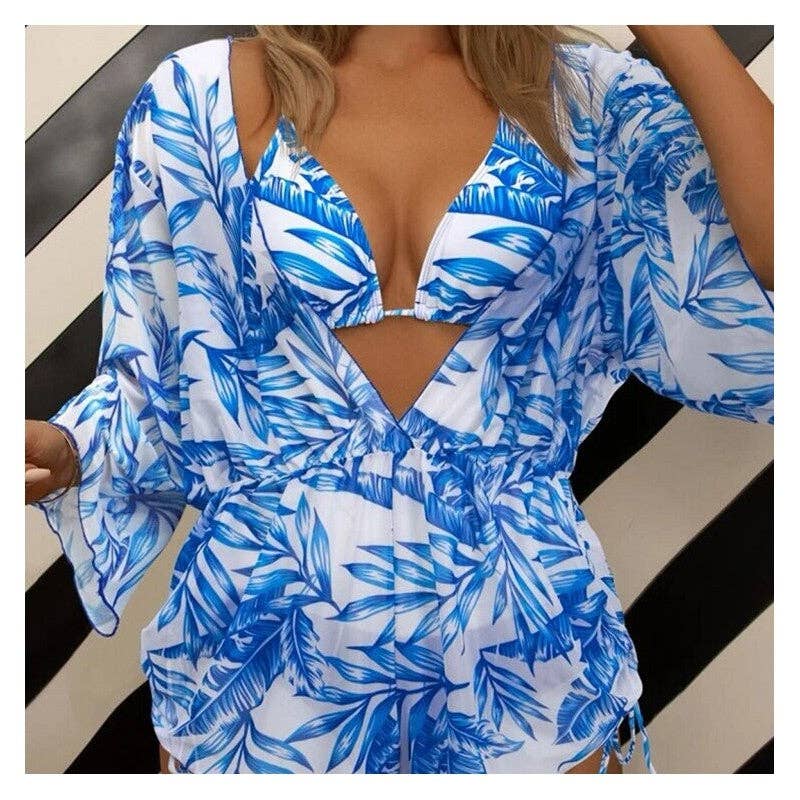 FurDecoration – Biquíni - Mulher por atacado – Conjunto de Biquíni de Três Peças com Design Dividido - Traje de Banho Modelo Netflix9