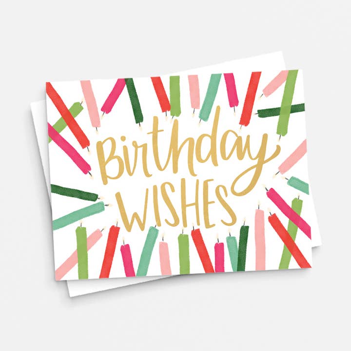 Birthday Wishes Card for wholesale by Pen & Paint