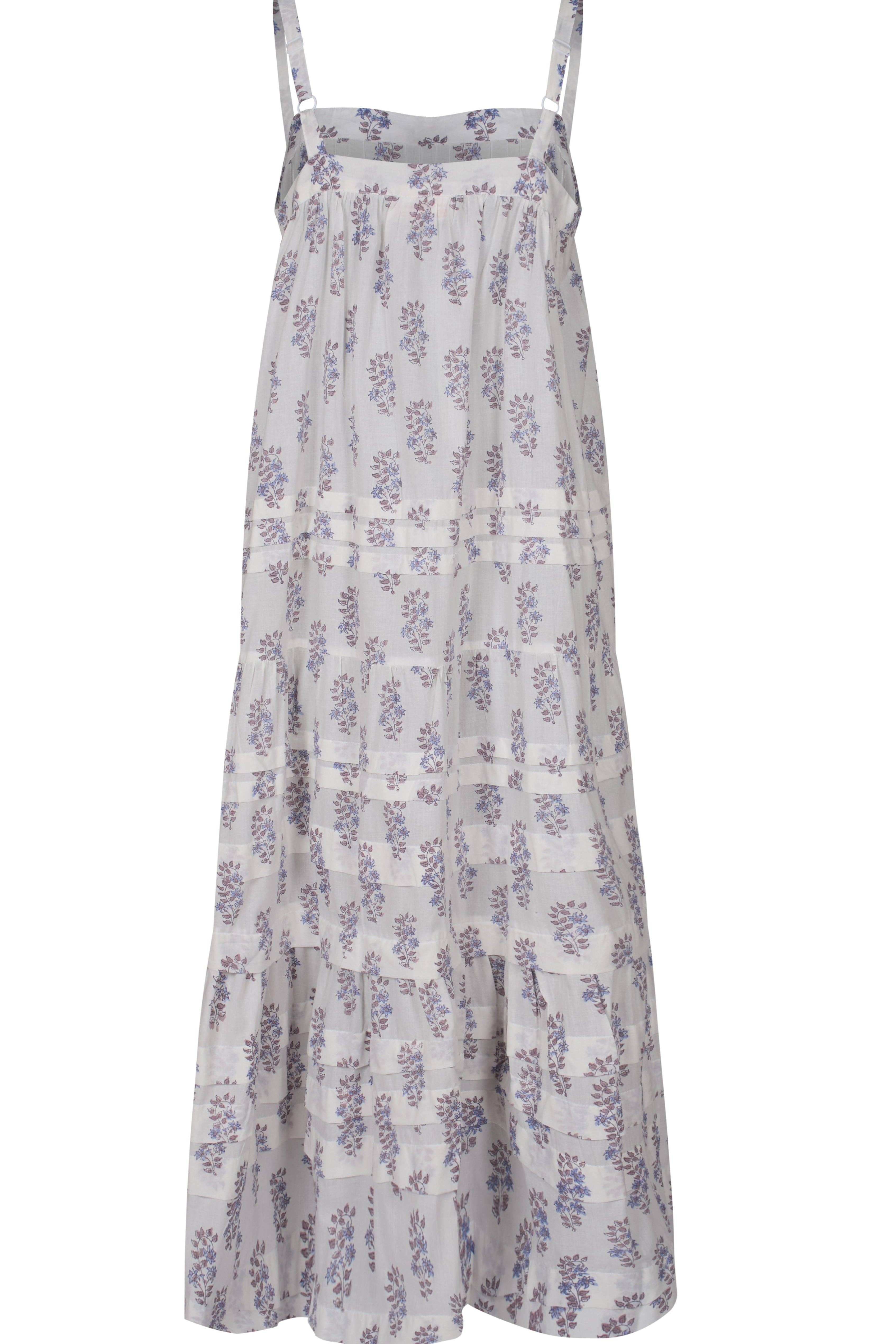 La Mandarine - Wholesale Jurk - Dames - Sandrine katoenen maxi zomerjurk. Zwierige zomer maxi-jurk met zakken.5