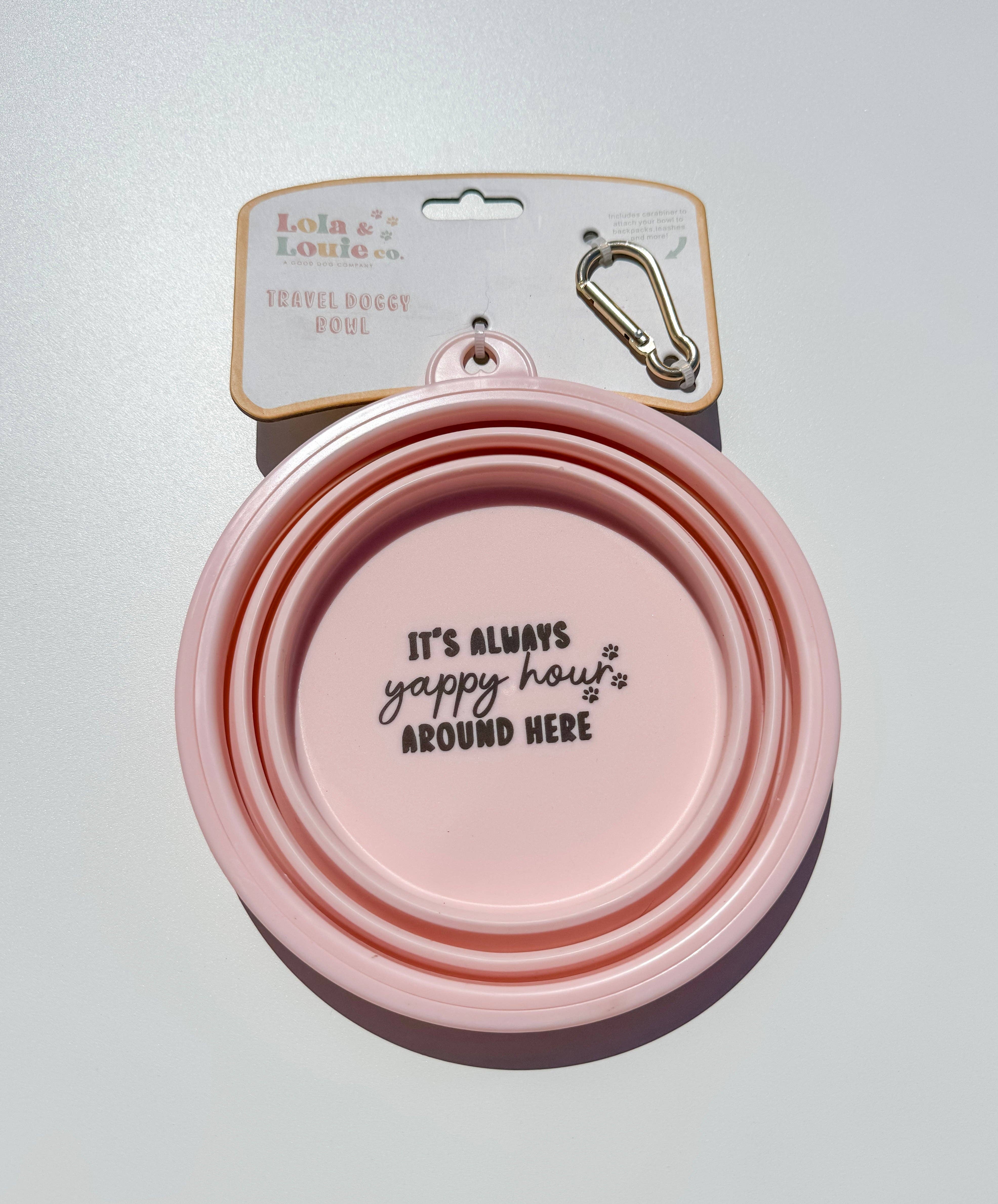 Lola & Louie co. - Wholesale Pet Bowl - Cat/Dog - Travel Doggy Bowl0