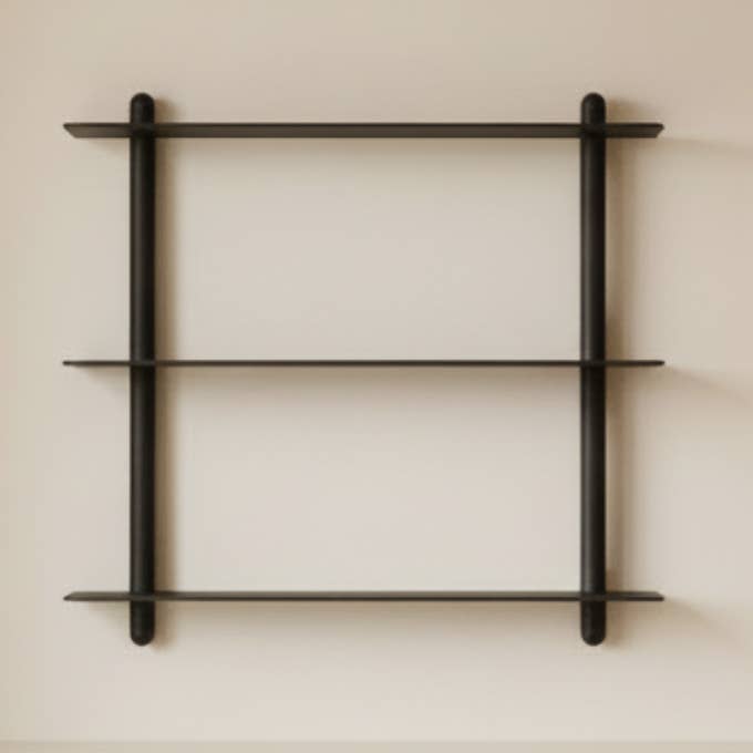 NIVO Shelf Large A - black ash/ black for wholesale by Studio Nordhaven