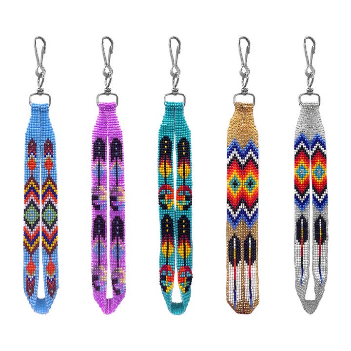 Pichincha - Wholesale Retailer Display - Accessories - 48 Pcs SB-LAN-KEY Lanyard Keychain Wooden Display