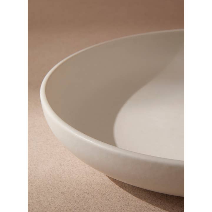 GHARYAN Stoneware & Olive Wood Tableware | USA - Wholesale Dinner Plate - Handmade Stoneware Pasta Plate | Youlha 9.4"8