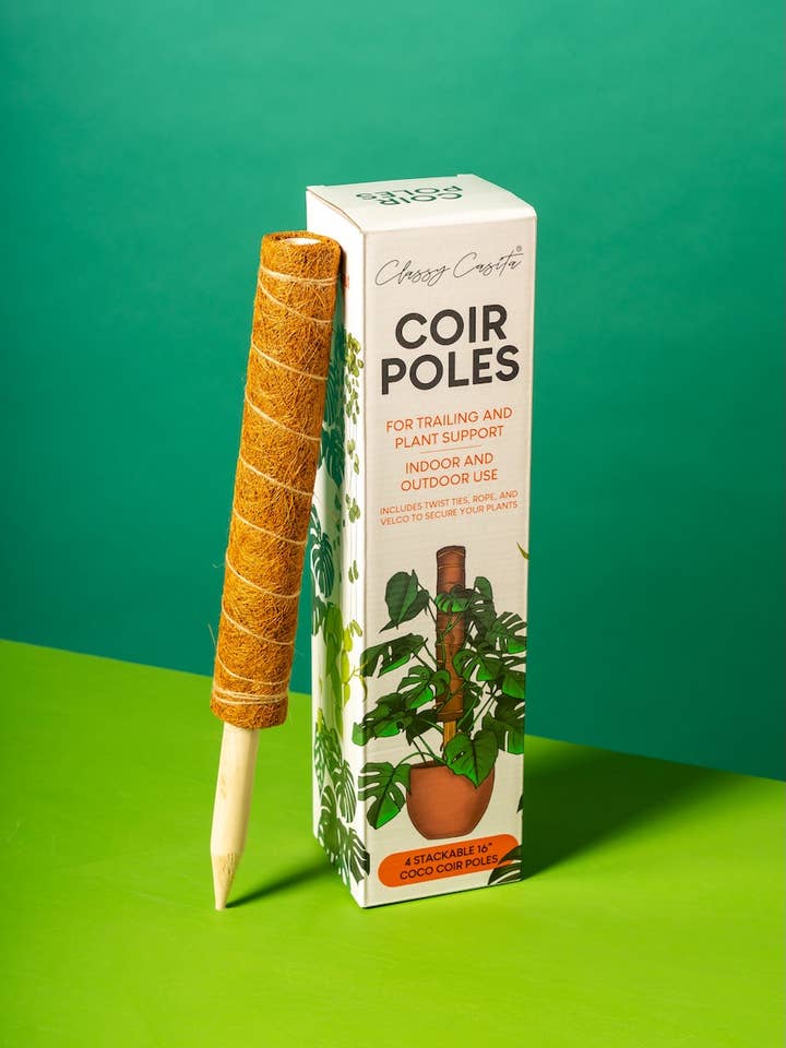 Kokosfiberstavar för växtstöd för wholesale av Classy Casita