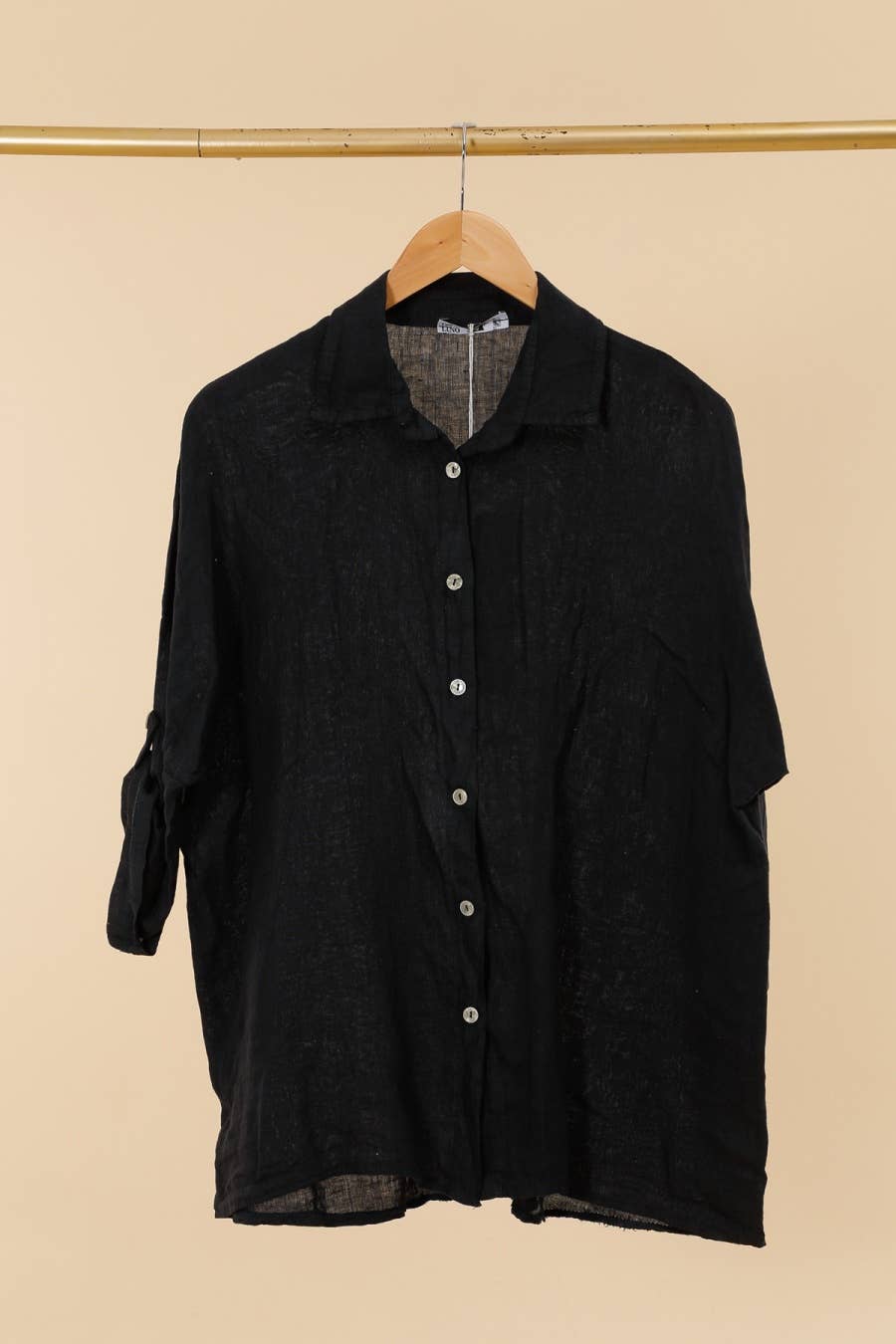 la maison des fibres naturelles - Wholesale Button Down Shirt - Women's - 620090u 100% linen shirt made in Italy22