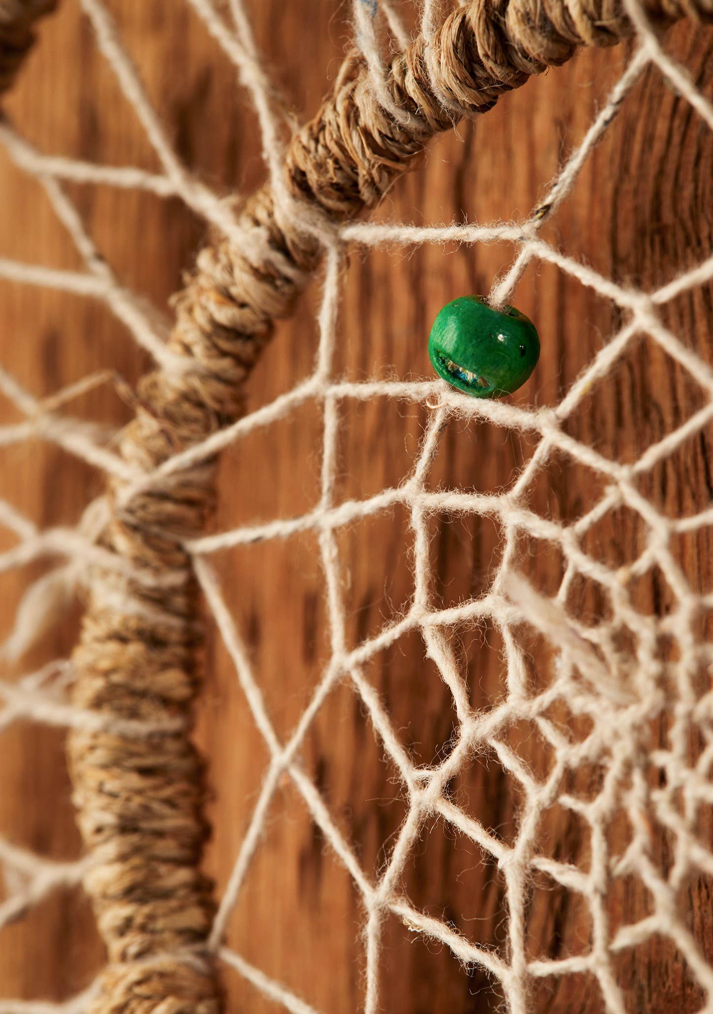 Namaste - Vente Attrape-rêve - Grand attrape-rêves naturel avec perles2