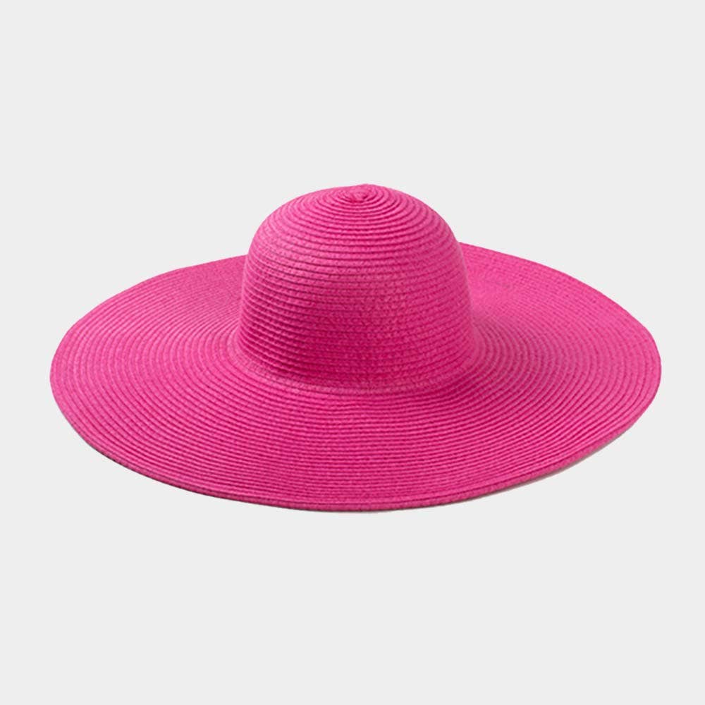 Sensibling Corp. - Wholesale Straw Hat - Women's - Solid Straw Sun Hat
32