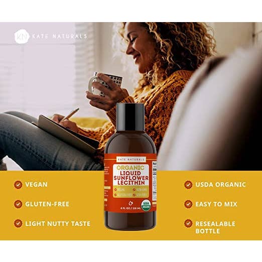Kate Naturals – Engroshandel Protein-/superfoodpulver – Økologisk solsikkelecithin væske