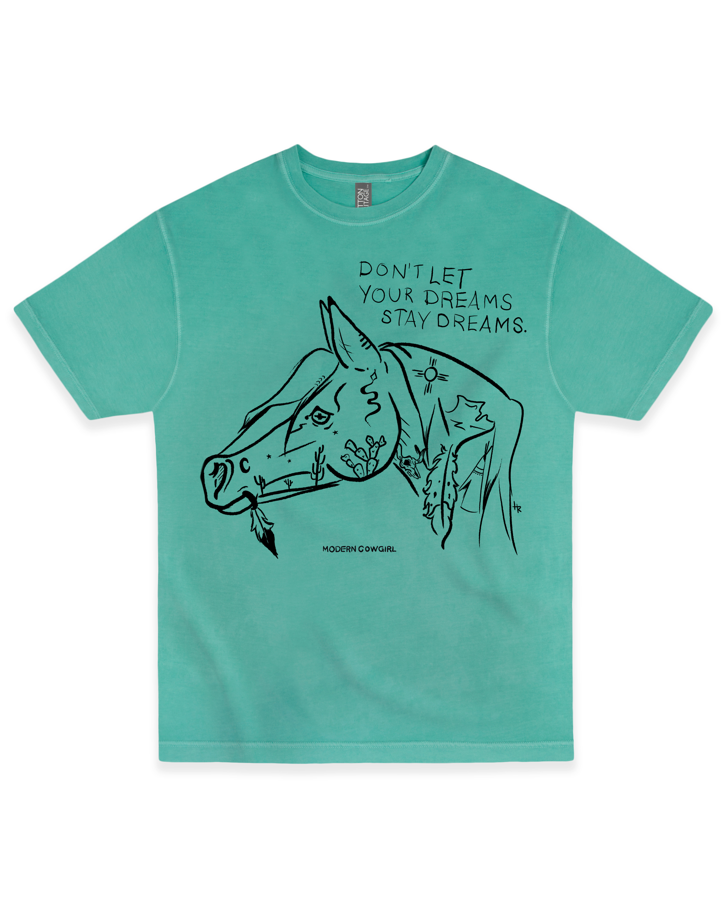 Modern Cowgirl - Wholesale Screen Printed T-Shirt - Women's - Stay Dreaming Tee2