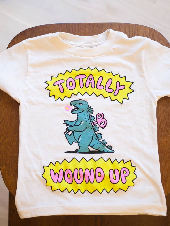 Ambitious Kids - Wholesale Screen Printed T-Shirt - Kids - Totally Wound Up | Kids Graphic Tee1