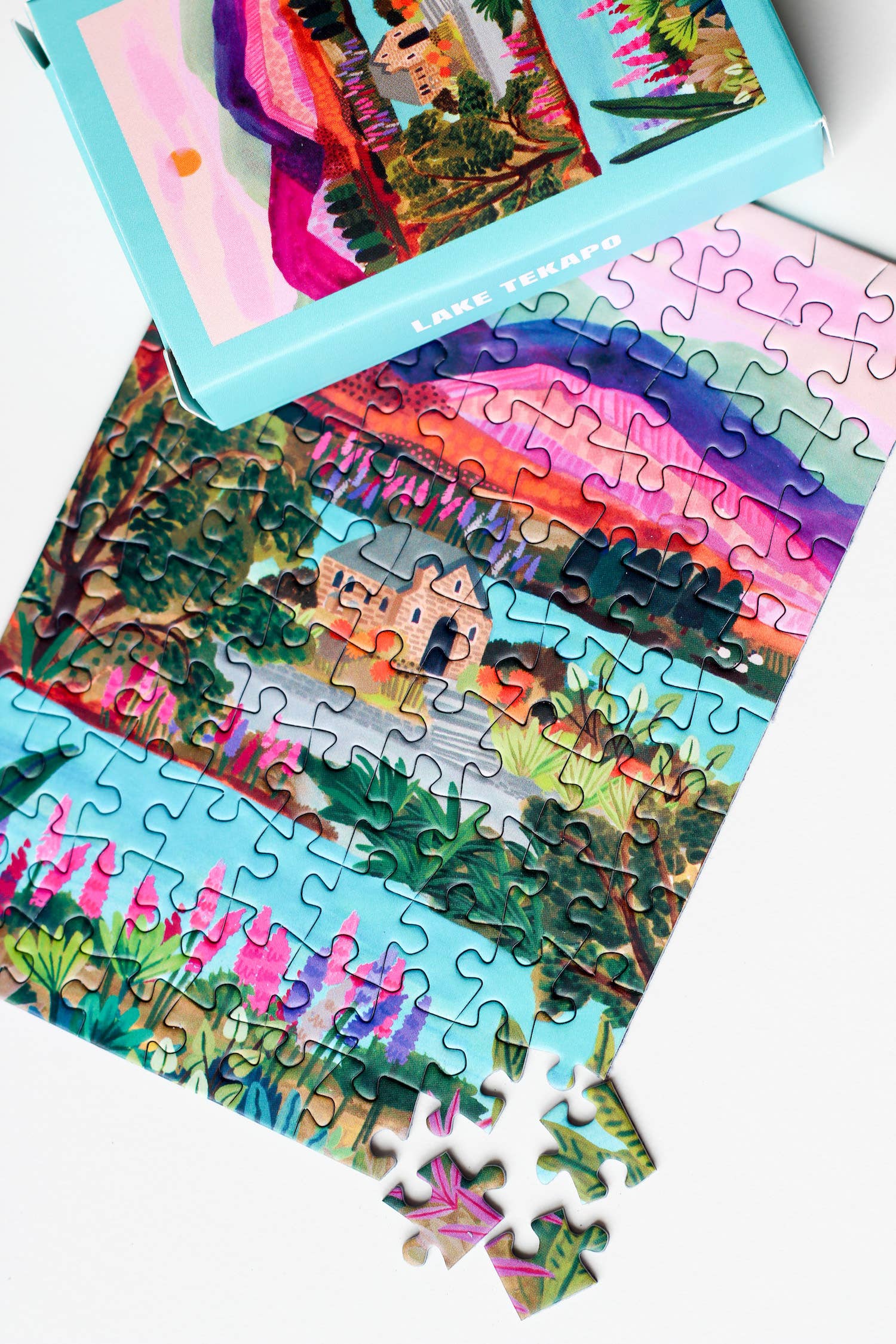 Piecely Puzzles - Wholesale Puzzle - Adult - Lake Tekapo mini puzzle, 99 pieces1