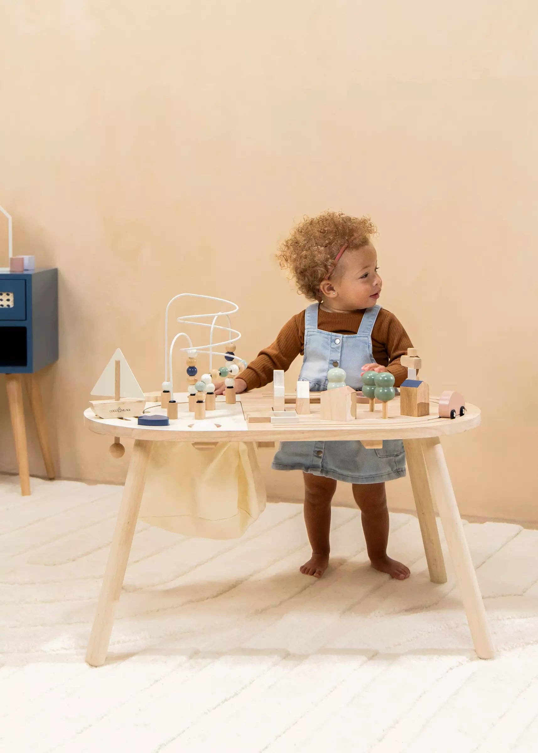 Coco Village - Vente Jouet en bois – enfant - Table d'activité en bois3