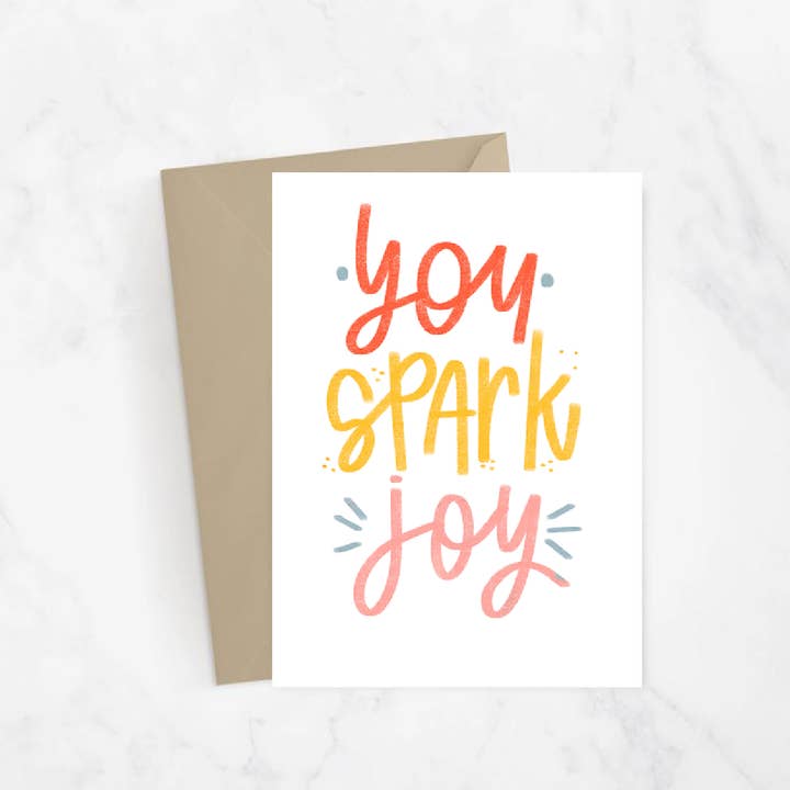 Carte You Spark Joy pour la vente par Lux + Trip