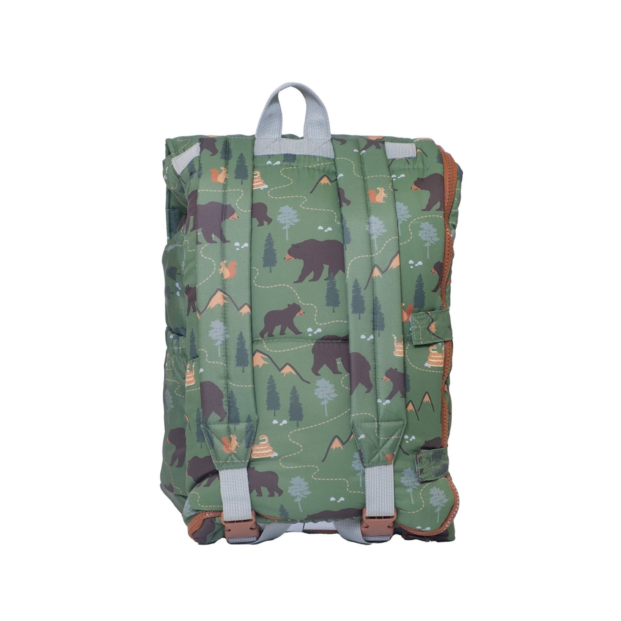 Mimish - Vendita all'ingrosso Zaino - Bambini - Sleep-N-Pack™ – Taglia per Bambini Piccoli | Amici Stampati: Sentiero degli Orsi da Campeggio3