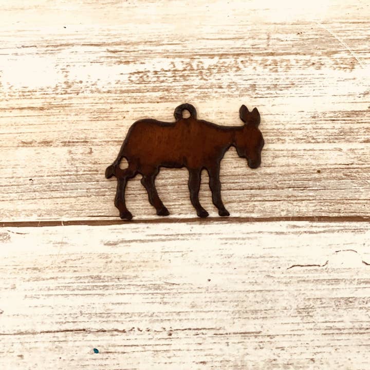 Universal Ironworks USA - Wholesale Individual Charm/Pendant - Donkey Standing Charm Jackass mule Pendant