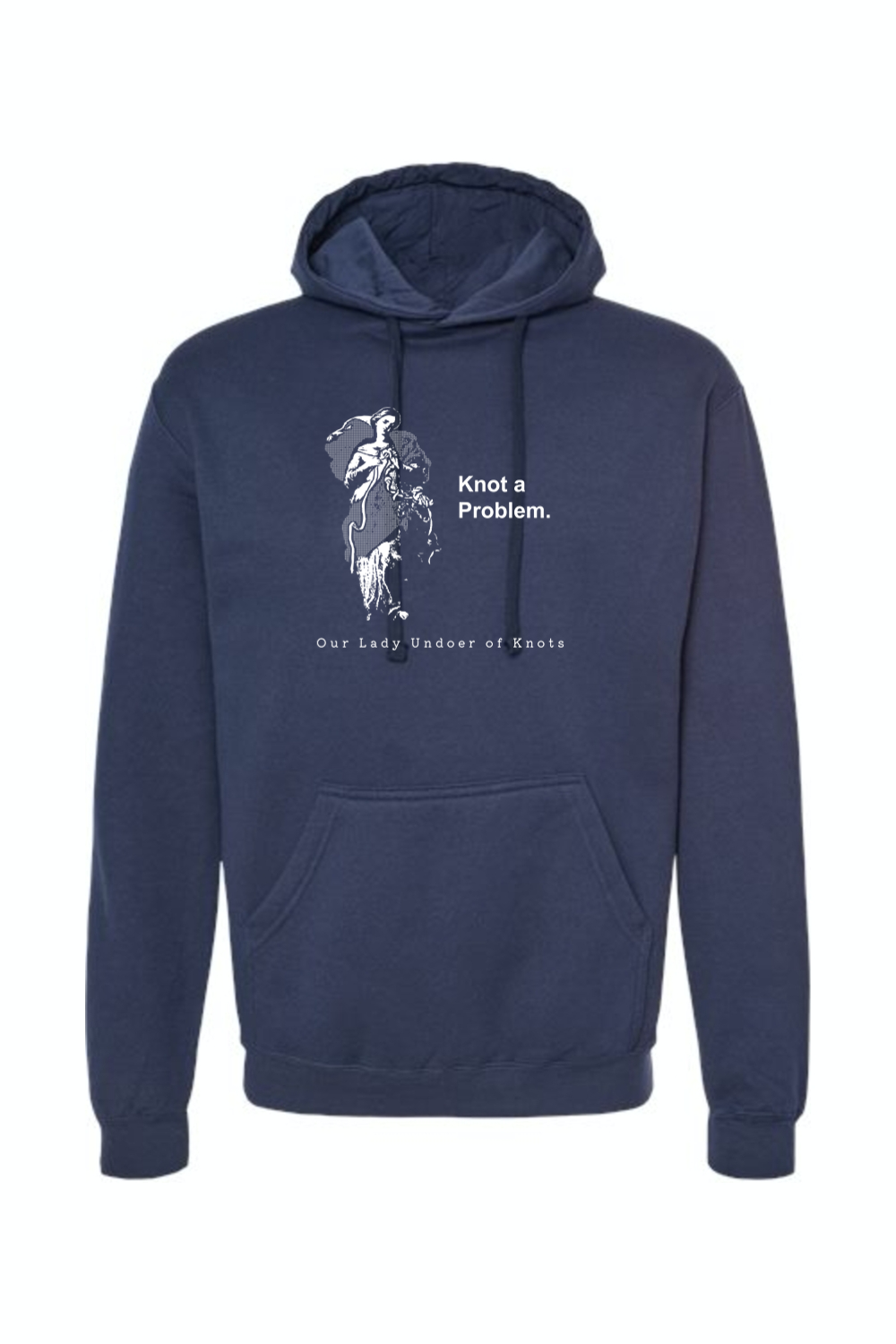 Sock Religious - Wholesale Hoodie - Unisex - Knot a Problem - Our Lady Undoer of Knots Hoodie Sweatshirt6