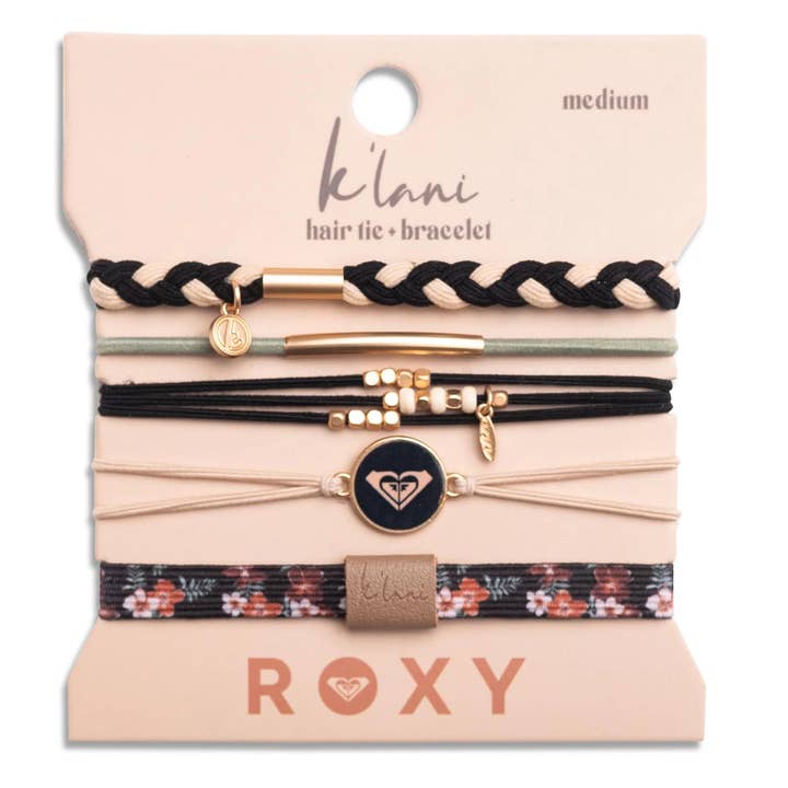 K'lani x Roxy Coastal Drift - Hair Tie Bracelet for wholesale by K'lani hair tie bracelets