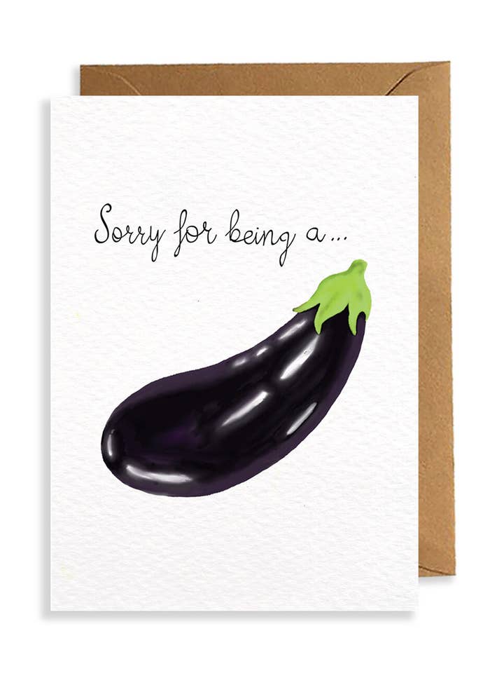 Sorry for Being a….. Card for wholesale by Bexi Cards Stationery