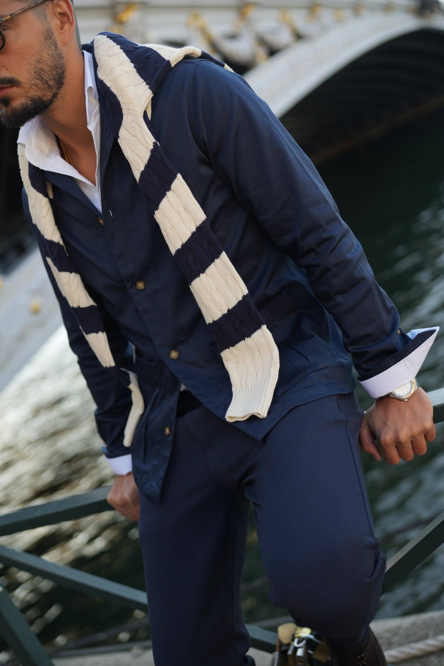 DONATO - Wholesale Button Down Shirt - Men's - OVER SHIRT1