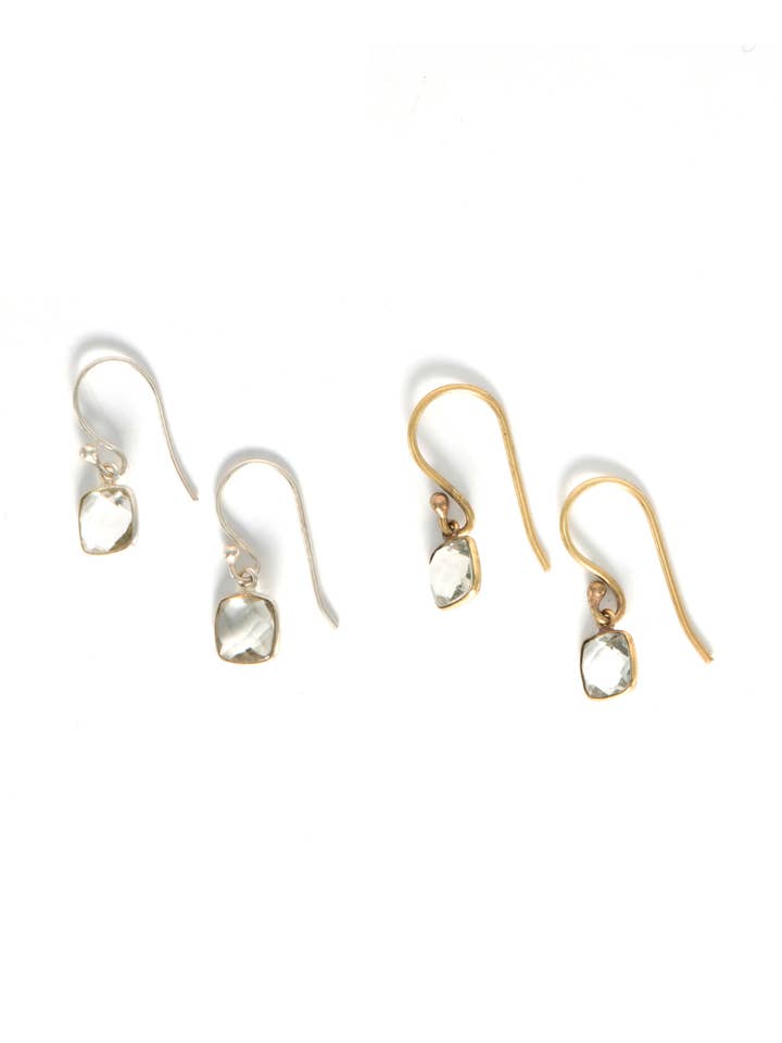 Light Within Faceted Earrings for wholesale by Fair Anita