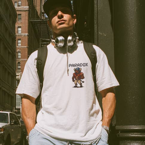 Buffalo football NFL T-Shirt - Retro Pixel Art Design for wholesale by Paradox Designs