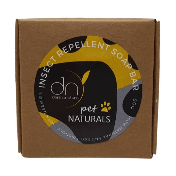 INSECT REPELLENT SOAP BAR  90G for wholesale by DERMANATURAL Pet Naturals
