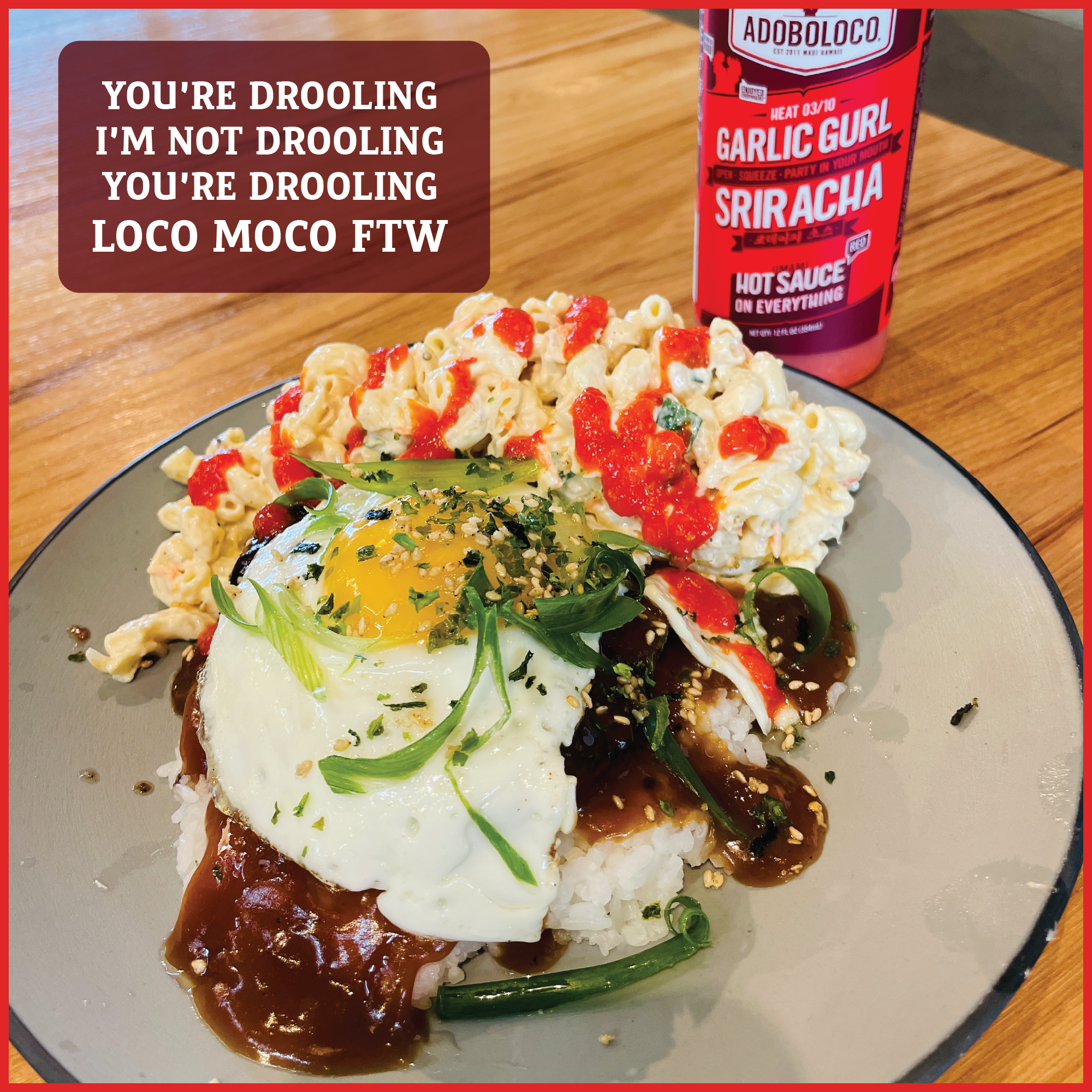 Adoboloco – Engroshandel Hot sauce – Adoboloco hvidløg Gurl Sriracha RØD varm sauce - 12 oz1