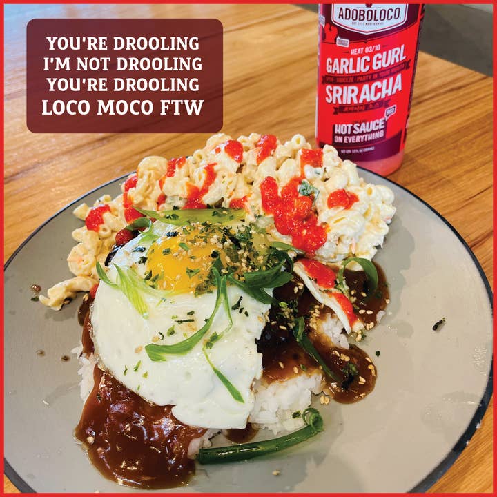 Adoboloco - Wholesale Hot sauce - Adoboloco Garlic Gurl Sriracha RED Hot Sauce - 12oz1