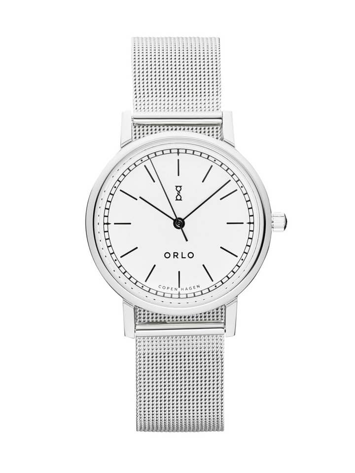 Copenhagen Silver White Petite for wholesale by ORLO Watches Copenhagen