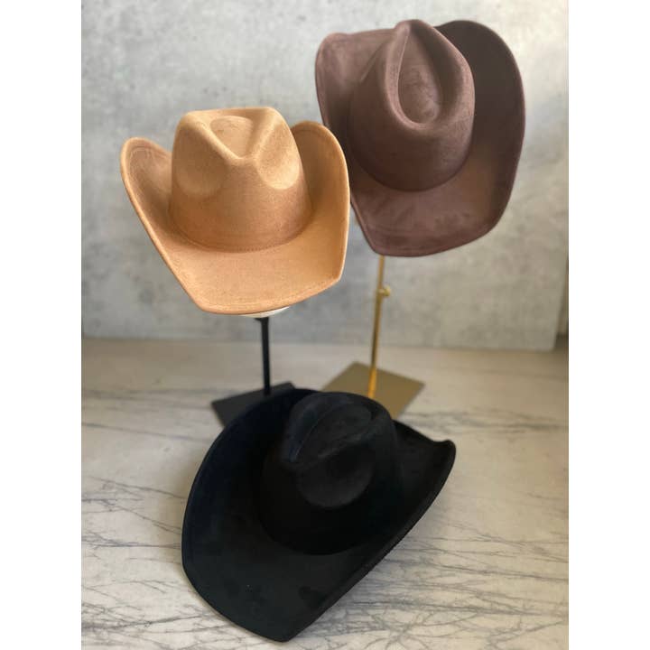 Love and Thyme - Wholesale Cowboy Hat – Women’s - Best Seller! VEGAN SUEDE COWBOY HAT1