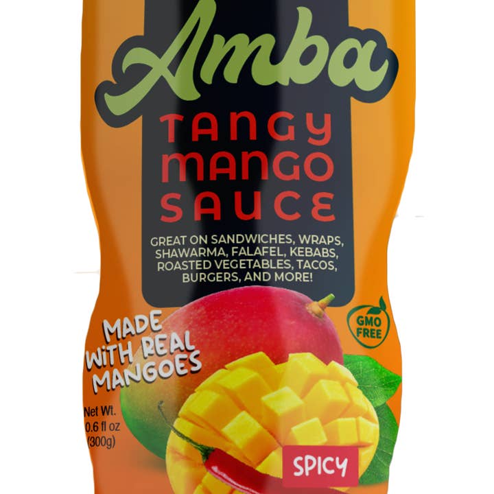 Spicy Tangy Mango Sauce | Squeeze Bottle | 10.6 oz | Galil for wholesale by Galil Brands