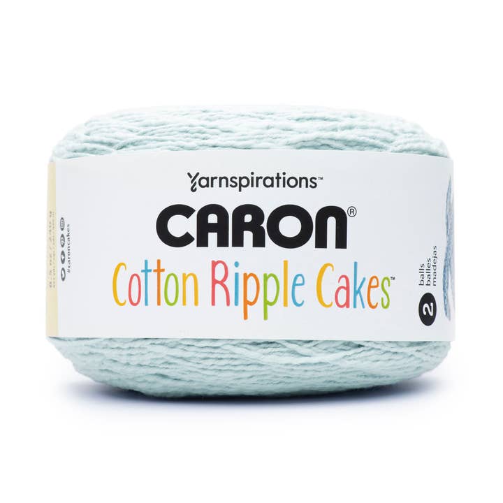 Caron Cotton Ripple Cakes 100% Cotton DK/Light Worsted Yarn for wholesale by Creative World of Crafts