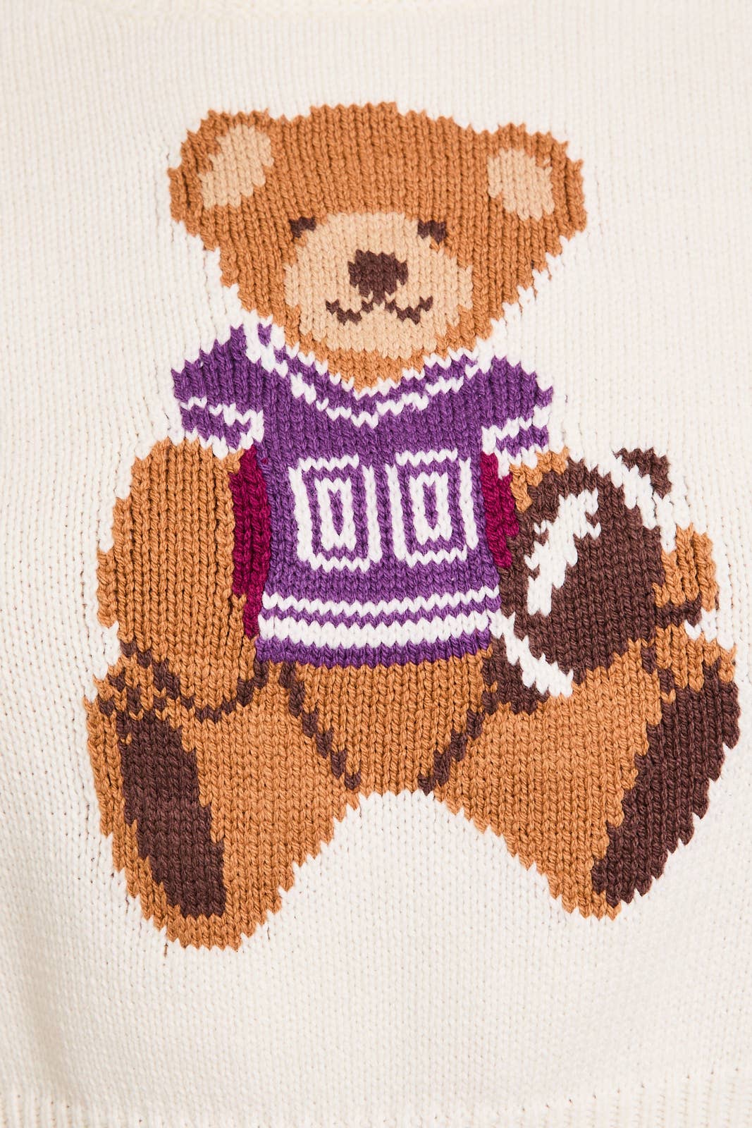 LE LIS - Wholesale Knit Top - Women's - SHORT SLEEVE CREW NECK TEDDY BEAR SWEATER TOP5