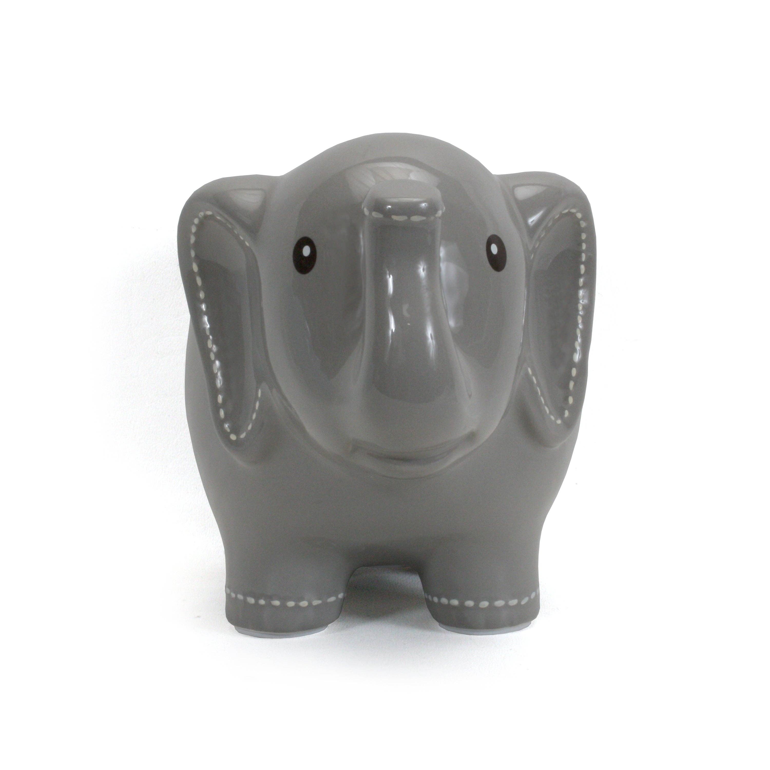 Child To Cherish® - Wholesale Money/Piggy Bank - Kids & Baby - Large Grey Elephant Bank1