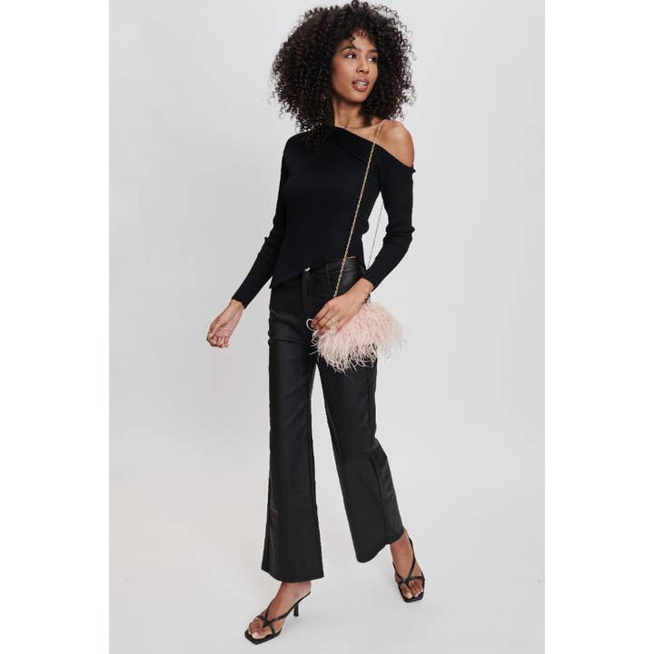 Moda Luxe – Bolsa - Mulher por atacado – Bolsa de Noite Harlow Feather7