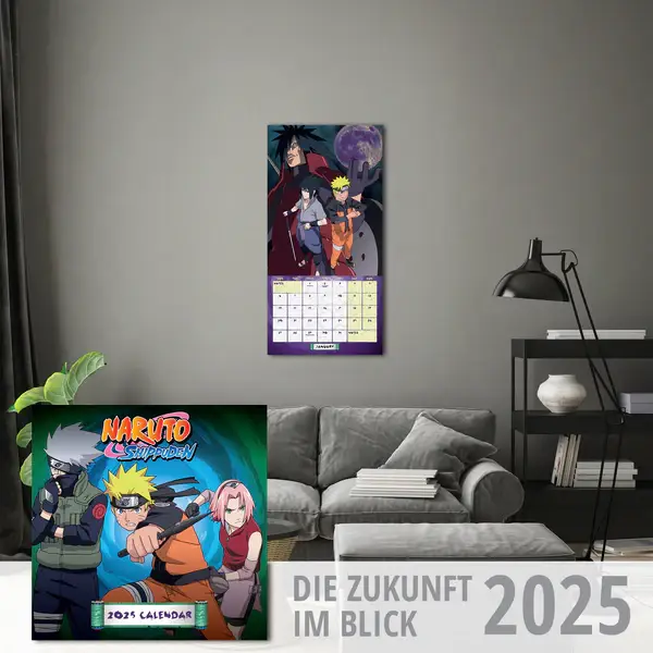 Close Up GmbH – wholesale Kalender – Naruto Shippuden Kalender 20252
