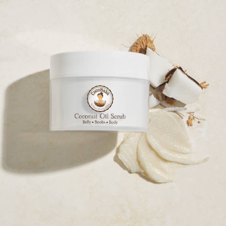 Coconut Oil Scrub for wholesale by CocoBaba by Emma Heming Willis