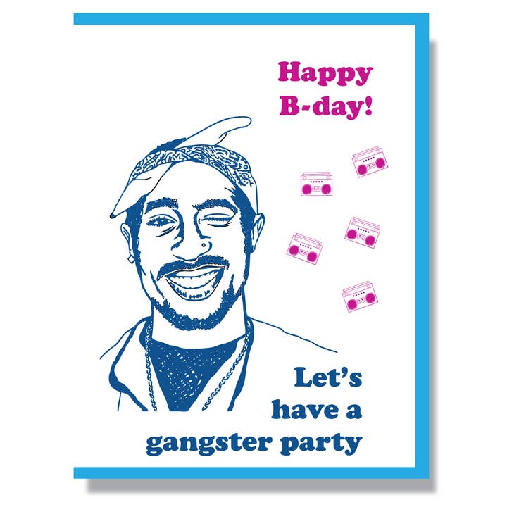 Smitten Kitten - Wholesale Birthday Card - RIP Tupac Shakur Card