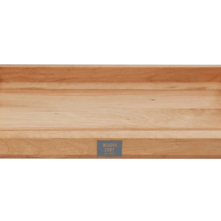 Wooden Story – wholesale Wood toy – Child – Large montessori tray (low box)