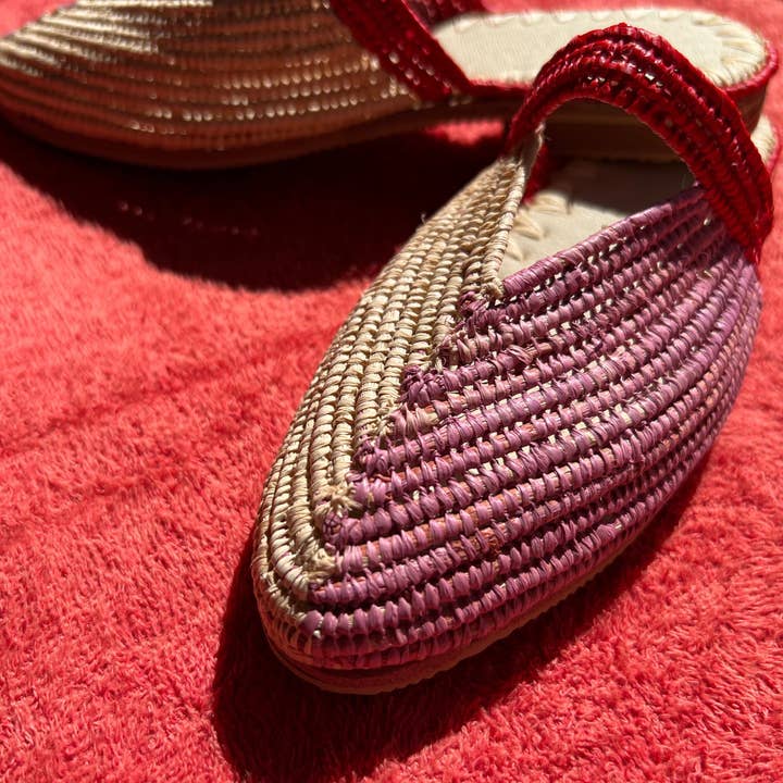 LaMaisonBerbere - Wholesale Sandals - Women's - Handmade Raffia Sandals Summer raffia sandals Moroccan1