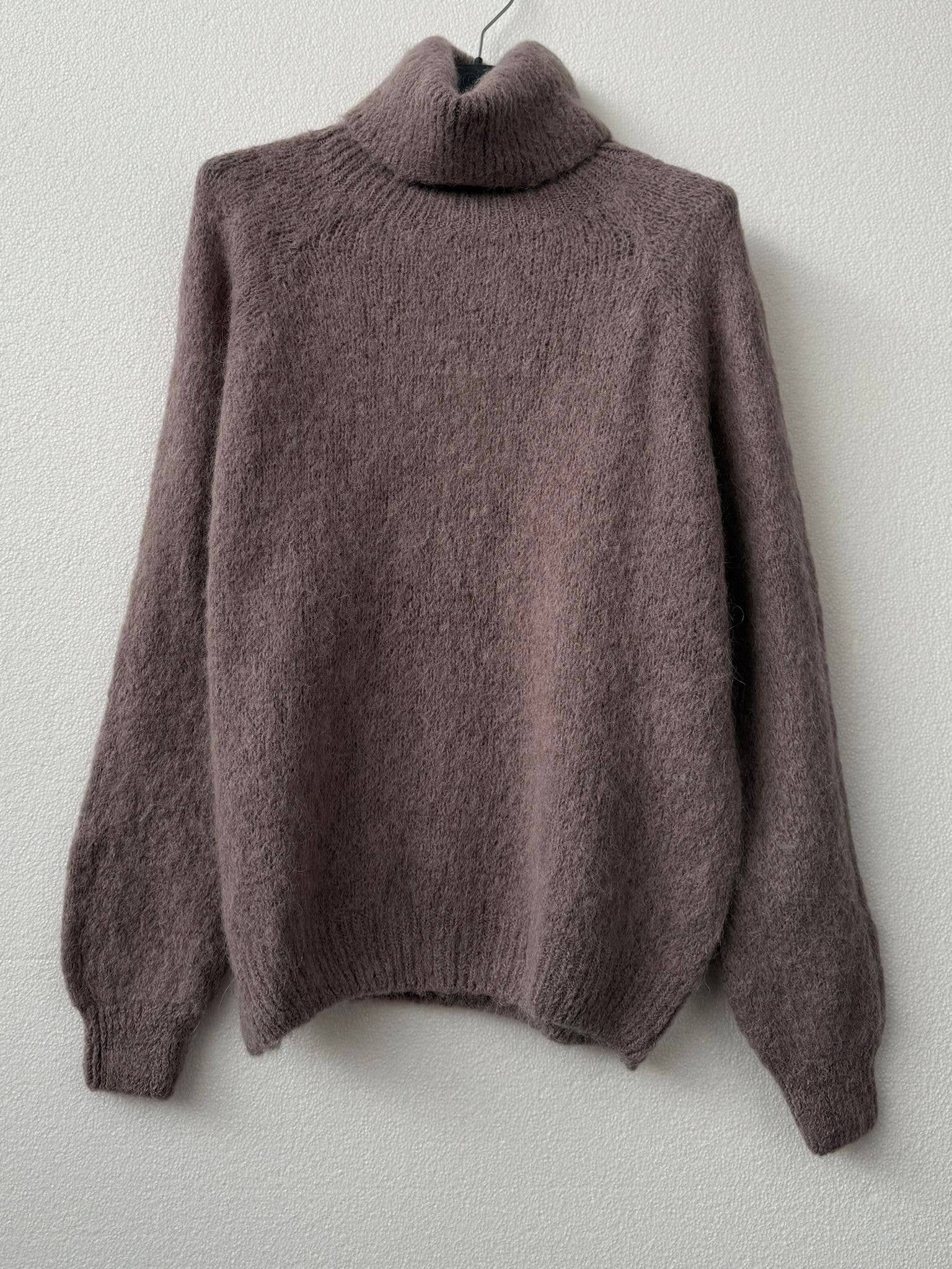 NOELINE - Wholesale Knit Sweater - Women's - Turtleneck sweater 50% alpaca 18881