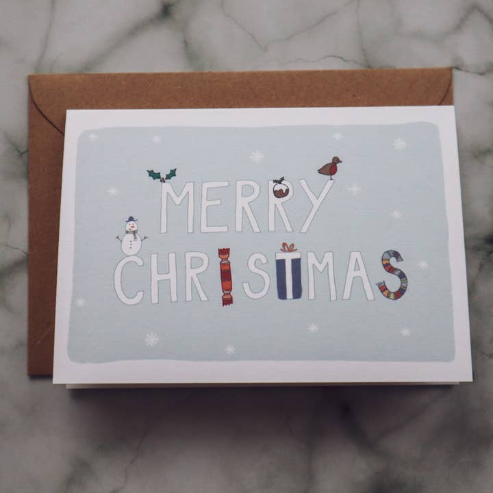 Christmas Card - Merry Christmas for wholesale by Harris Card Co