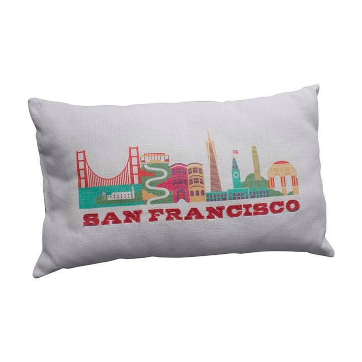 Almohada San Francisco Cityscape para venta al por mayor de All Good Living