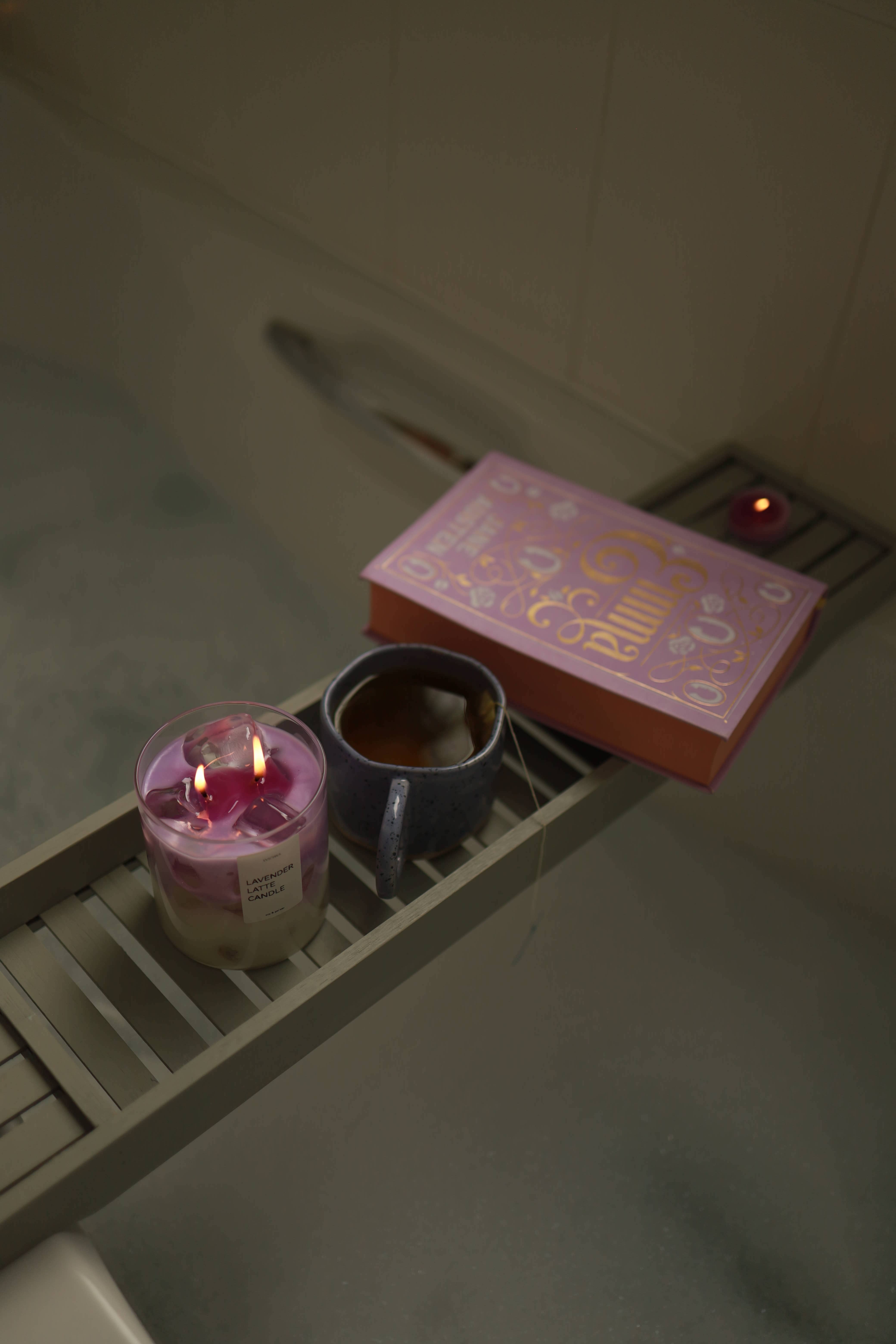 SVICHKA - Wholesale Jar/Filled Candle - Lavender Latte Candle1