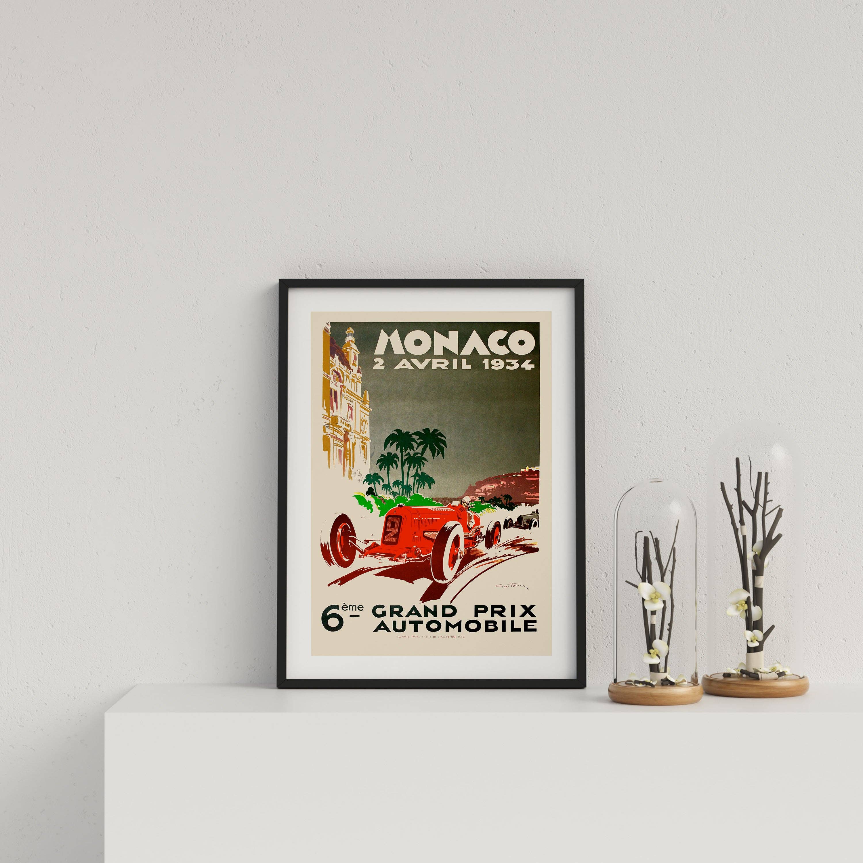 Gallery Print and Art - Wholesale Art Print - Retro Motor Racing Monaco GP 1934