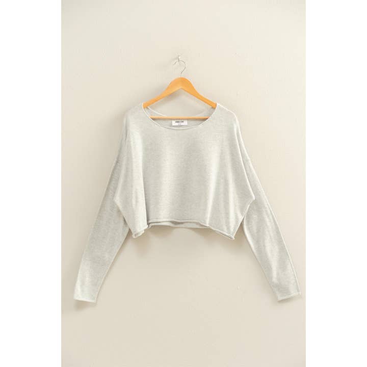 HYFVE - Wholesale Knit Sweater - Women's - Wide Neck Drop Shoulder Relaxed Fit Sweater4