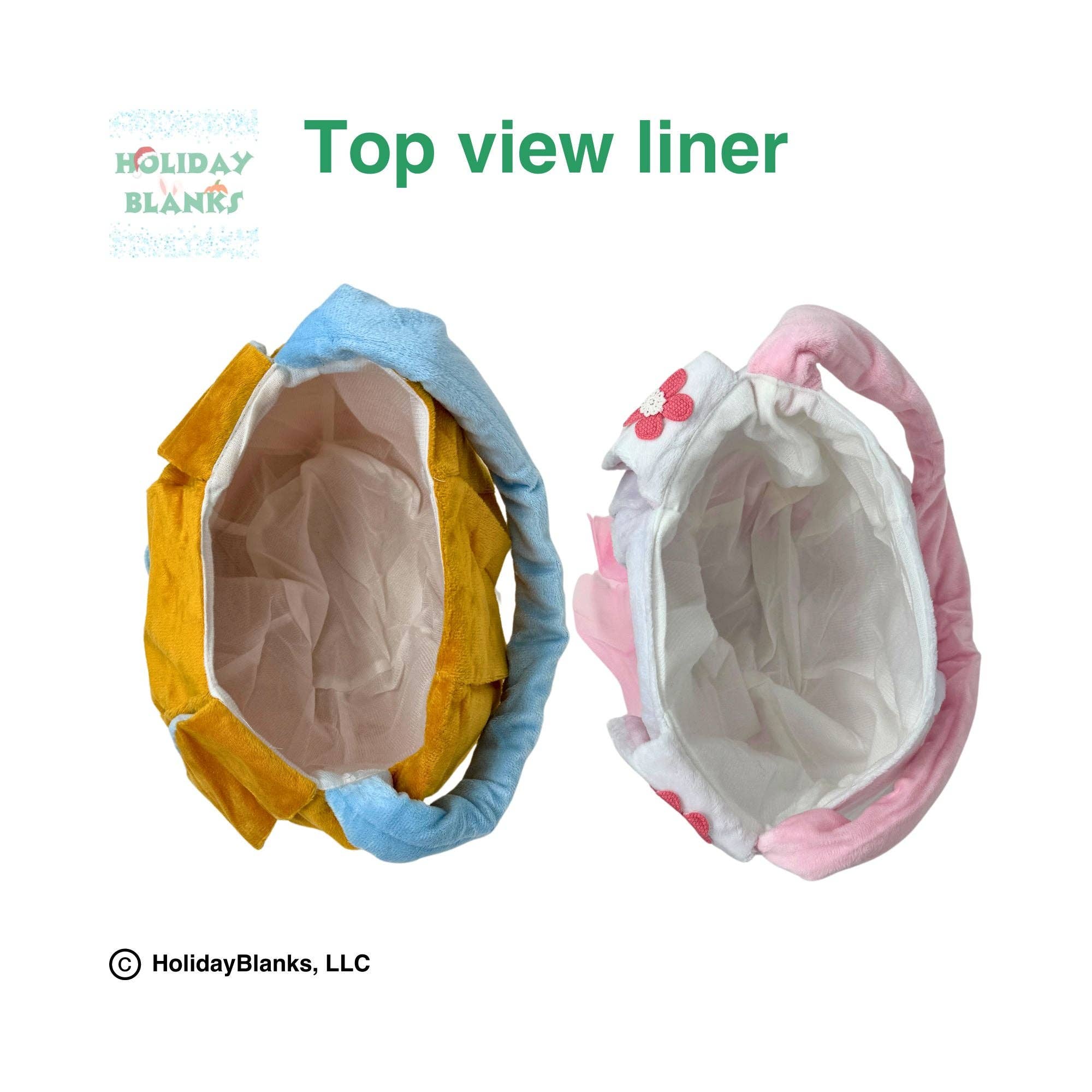 Holiday Blanks - Wholesale Basket - Kids & Baby - Easter Basket Blank Soft Sided Boy and Girl Bunny Bucket4