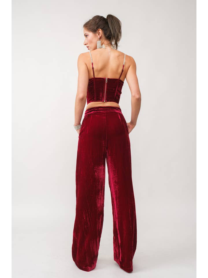 SARCELLE PANTALON EN VELOURS S80223 en vente sur Faire10