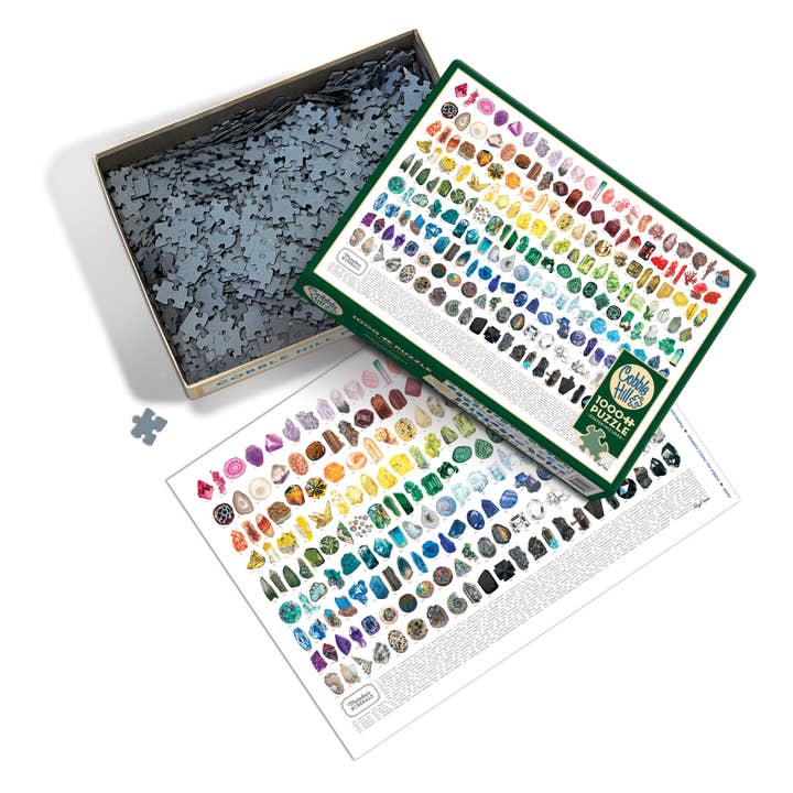 Outset Games and Cobble Hill Puzzles - Wholesale Puzzle - Adult - Marvelous Minerals 1000pc puzzle